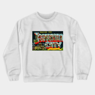 Greetings from Jefferson City, Missouri - Vintage Large Letter Postcard Crewneck Sweatshirt